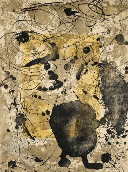 Joan Miró Etching, Rupestres XIII (Cave Paintings XIII), 1979