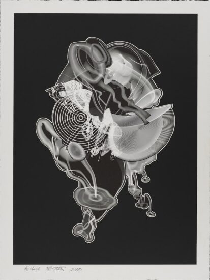 Frank Stella Aquatint, Schwarze Weisheit #1, from Schwarze Weisheit Series, 2000