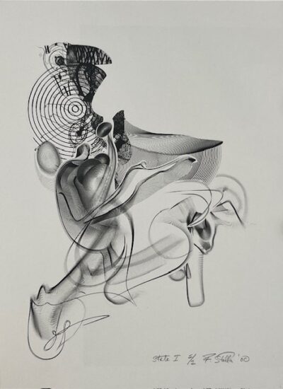 Frank Stella Lithograph, Schwarze Weisheit #3, State I, from Schwarze Weisheit Series, 2000