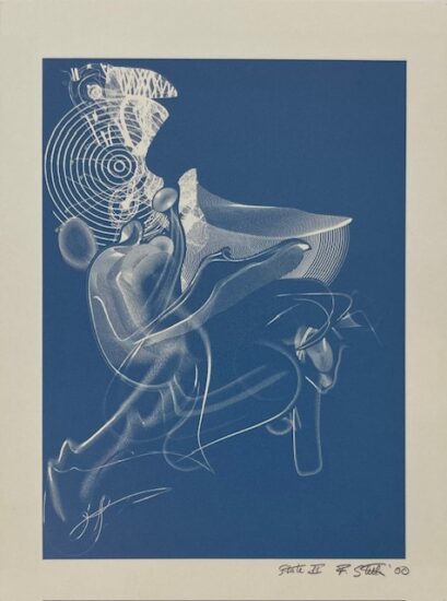 Frank Stella Lithograph, Schwarze Weisheit #3, State II, from Schwarze Weisheit Series, 2000