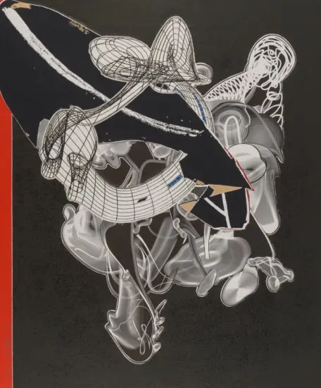 Frank Stella Lithograph, Schwarze Weisheit for D.J., from Schwarze Weisheit Series, 2000