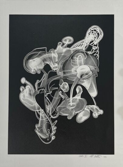 Frank Stella Aquatint, Schwarze Weisheit for D.J., State II, from Schwarze Weisheit Series, 2000