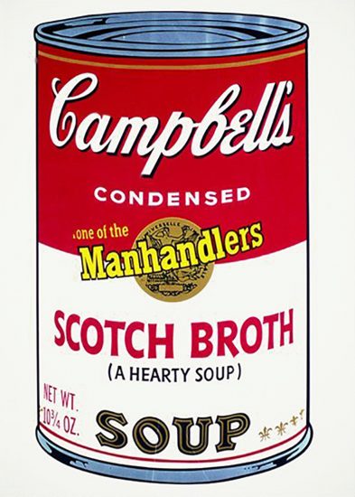 Andy Warhol Screen Print, Scotch Broth Soup, from Campbell's Soup II, 1969