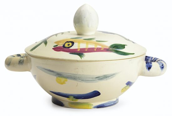 Pablo Picasso Ceramic, Service Poisson Tureen (“Fish” Service Tureen), 1947 A.R. 22