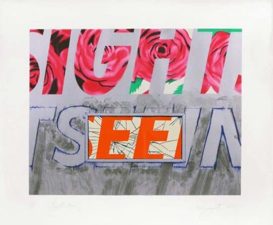 James Rosenquist Lithograph, Sight-Seeing, 1972