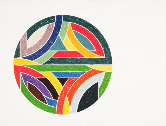 Frank Stella Lithograph, Sinjerli Variation IV, 1977