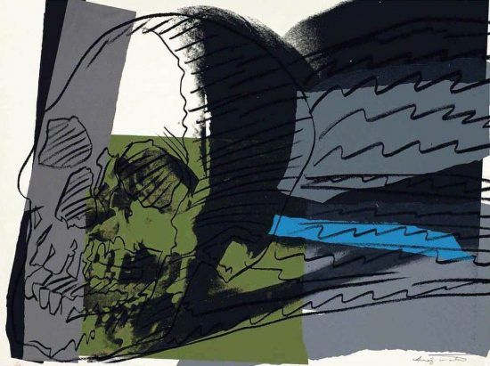 Andy Warhol Screen Print, Skulls, 1976 FS II.160