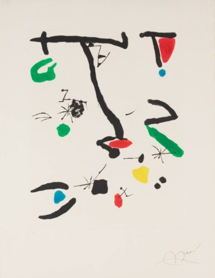 Joan Miró Etching, Son Abrines II, 1987