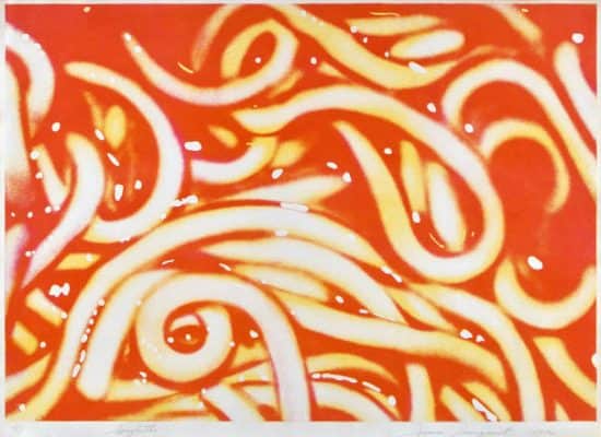James Rosenquist Lithograph, Spaghetti, 1970