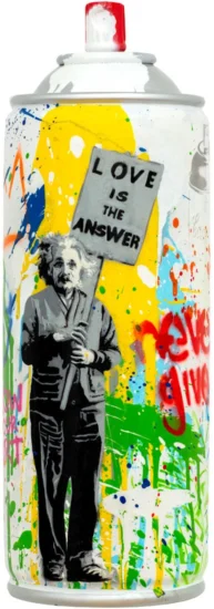 Mr. Brainwash Sculpture, Spray Can, 2023