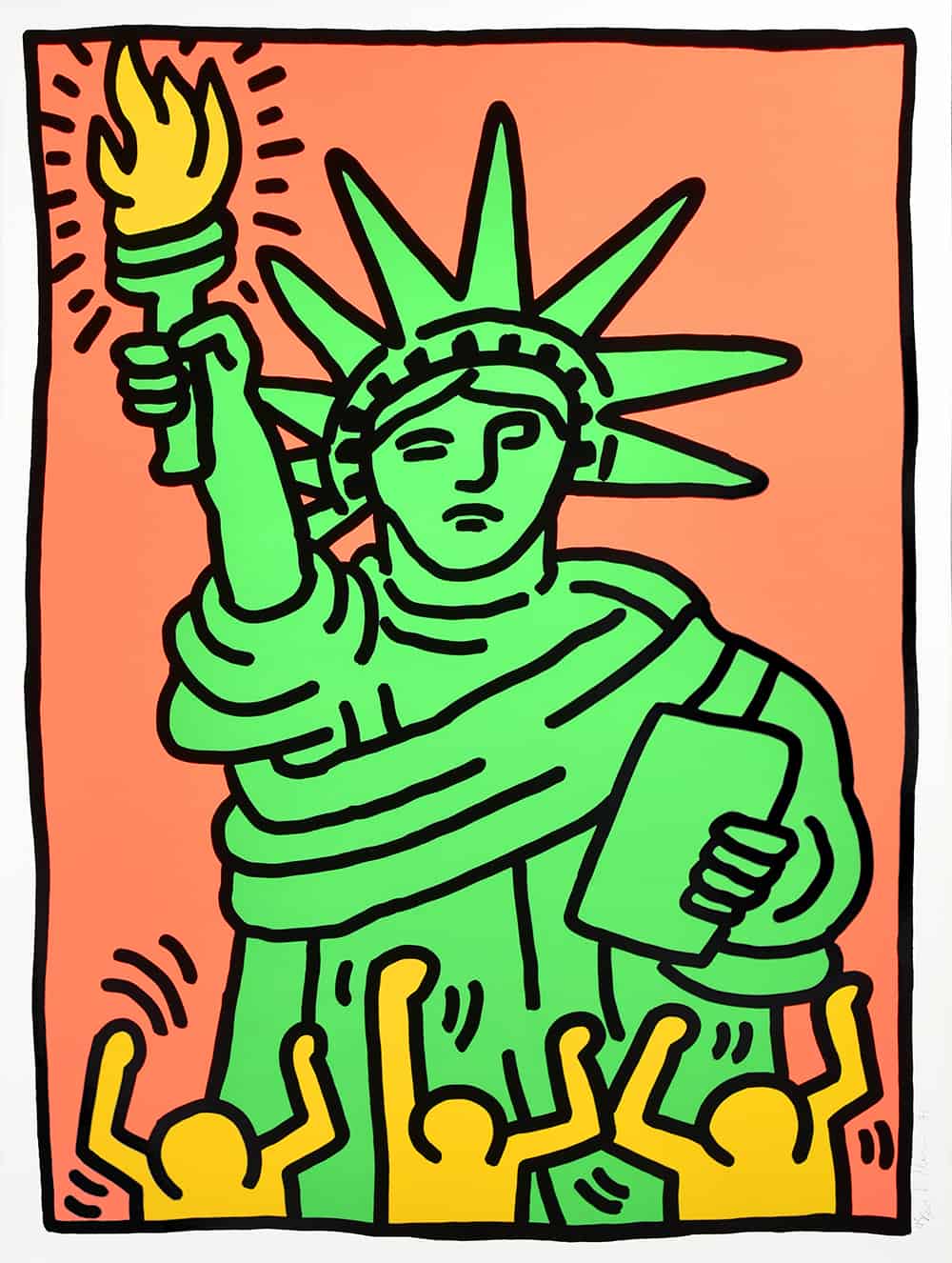 Keith Haring Statue of Liberty, 1986