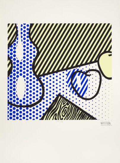 Roy Lichtenstein Screen Print, Still Life, 1997