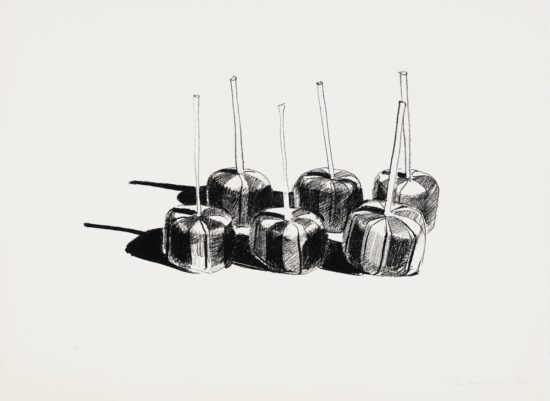 Wayne Thiebaud Lithograph, Suckers State I, 1968