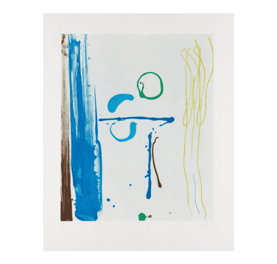 Helen Frankenthaler Etching and Aquatint, Sunshine after Rain, 1987