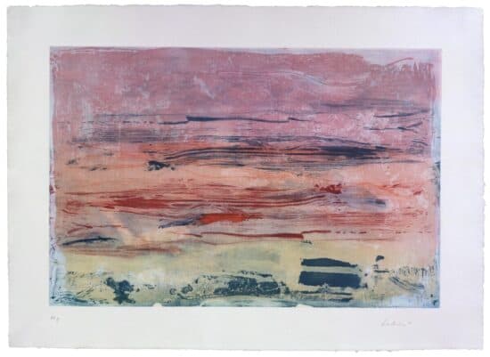 Helen Frankenthaler Lithograph, Sure Violet, 1979