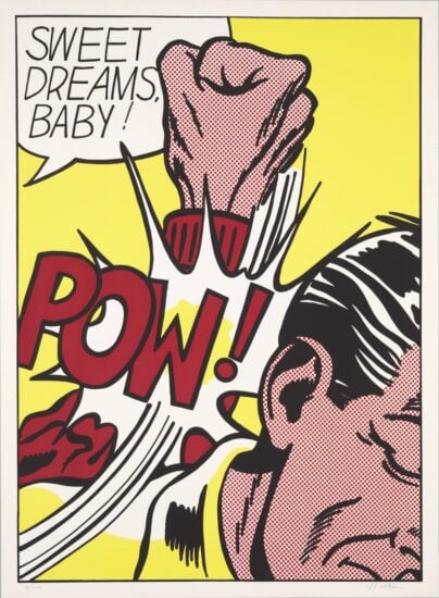 Roy Lichtenstein Screen Print, Sweet Dreams Baby!, 1965