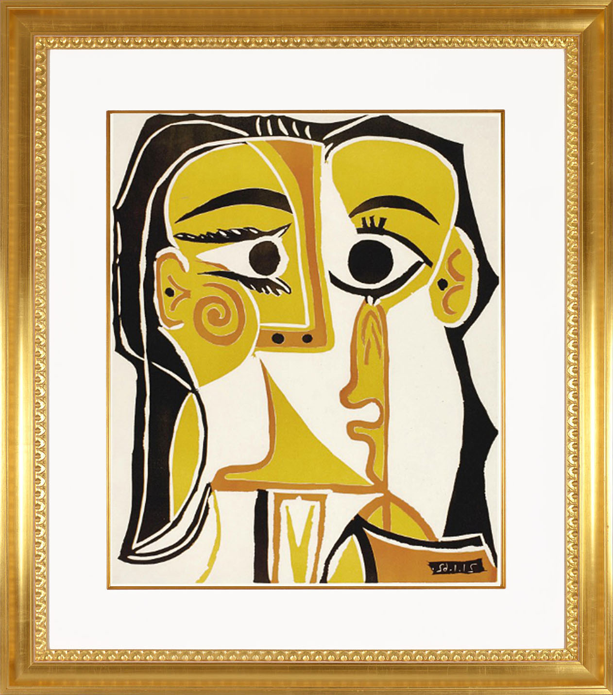 Картина два лица Пикассо