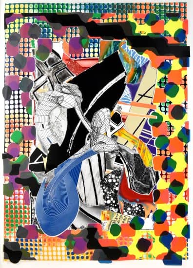 Frank Stella Mixed, The Affidavit, from the Moby Dick Deckle Edges Series, 1993
