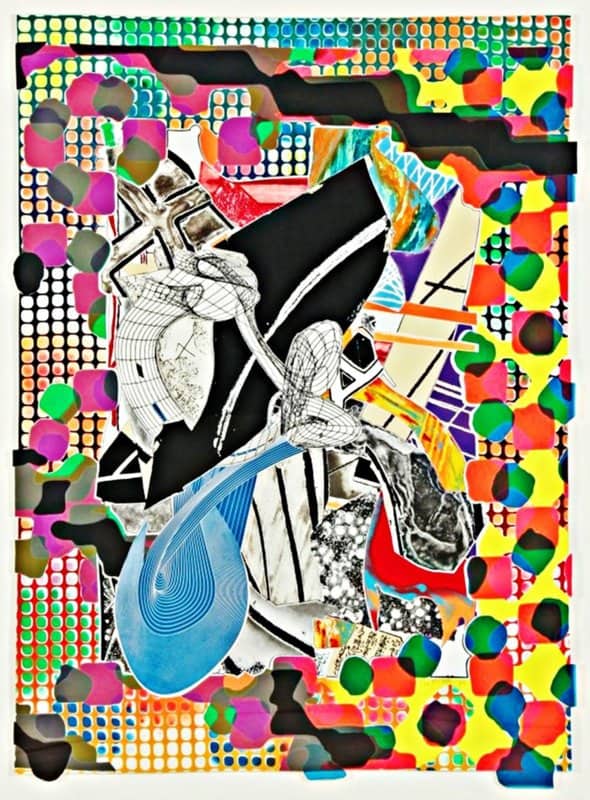 Frank Stella, The Affidavit, from the Moby Dick Deckle Edges Series, 1993