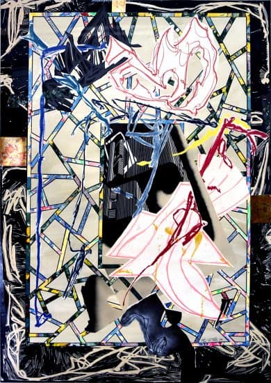 Frank Stella Mixed, The Counterpane (From The Waves Series), 1989