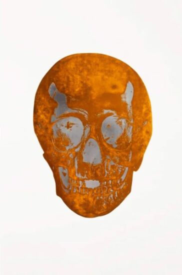 Damien Hirst Foil, The Dead (island copper, silver gloss), 2014