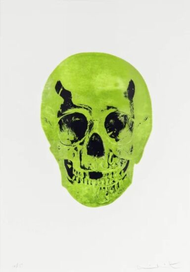 Damien Hirst Foil, The Dead Lime (racing green), 2014