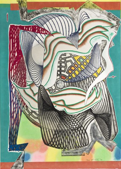 Frank Stella Etching, The Funeral (Dome) From Moby Dick Domes, 1992