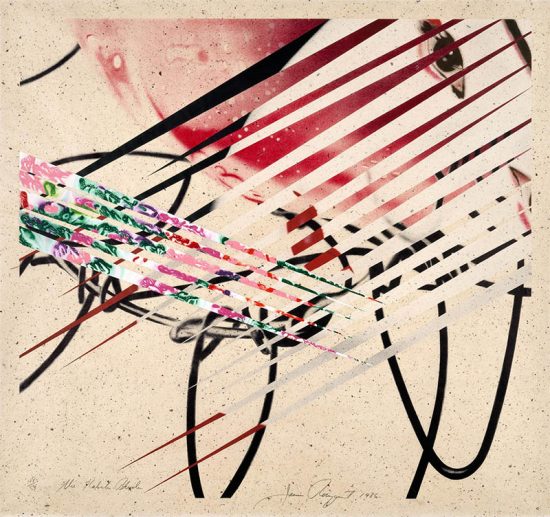 James Rosenquist Lithograph, The Kabuki Blushes, 1986
