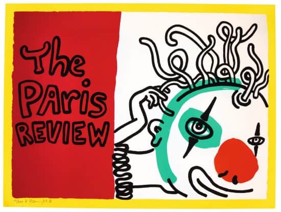 Keith Haring Screen Print, The Paris Review, 1989