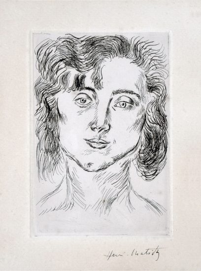 Henri Matisse Etching, From Cinquante Dessins, 1920