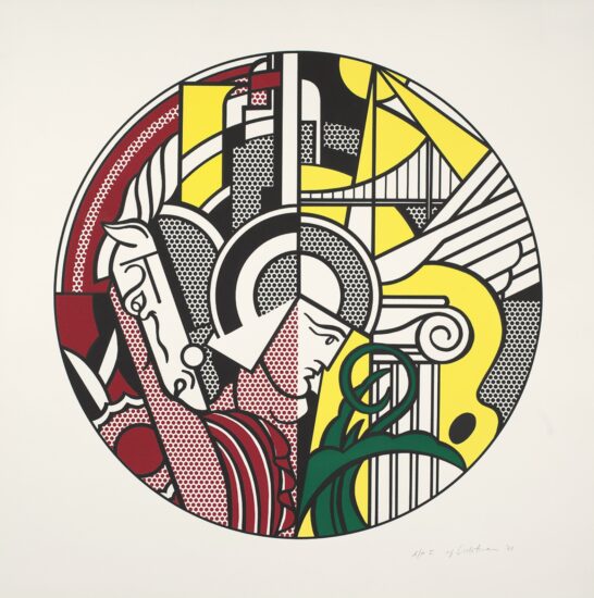 Roy Lichtenstein Screen Print, The Solomon R. Guggenheim Museum Poster, 1969
