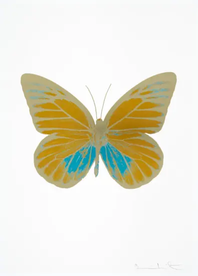 Damien Hirst Foil, The Souls I (paradise copper, topaz, cool gold), 2010