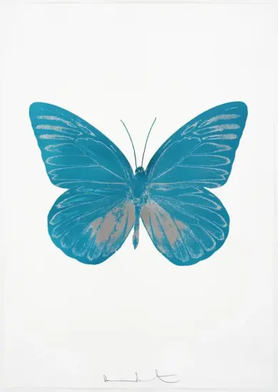 Damien Hirst Foil, The Souls I (topaz, silver gloss), 2010