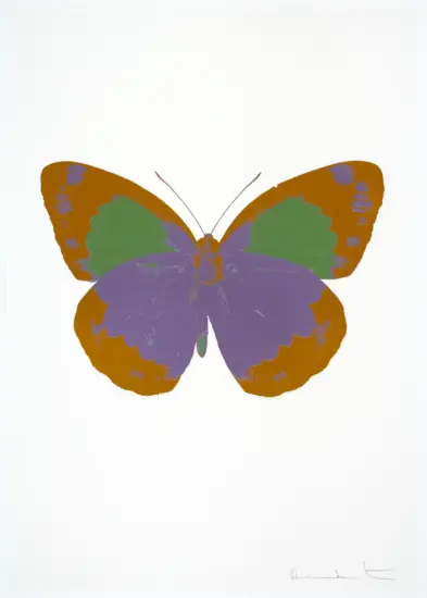 Damien Hirst Foil, The Souls II (aquarius, paradise copper, leaf green), 2010