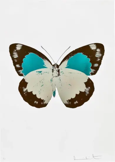 Damien Hirst Foil, The Souls II (silver gloss, chocolate, topaz), 2010