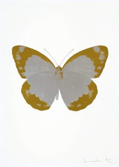 Damien Hirst Foil, The Souls II (silver gloss, oriental gold, blind impression), 2010