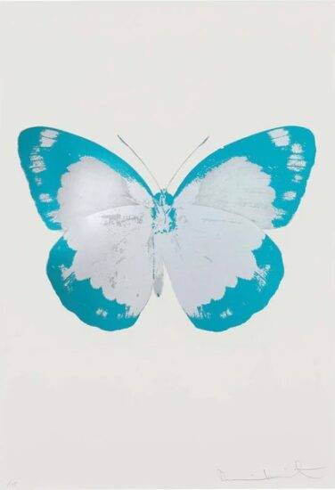 Damien Hirst Foil, The Souls II (silver gloss, topaz, blind impression), 2010