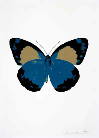 Damien Hirst Foil, The Souls II (turquoise, raven black, cool gold), 2010