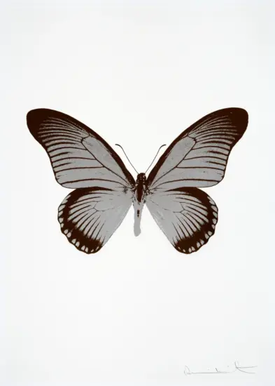 Damien Hirst Foil, The Souls IV (silver gloss, chocolate), 2010