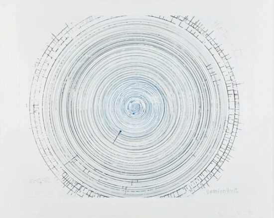 Damien Hirst Etching, The Twist, 2002