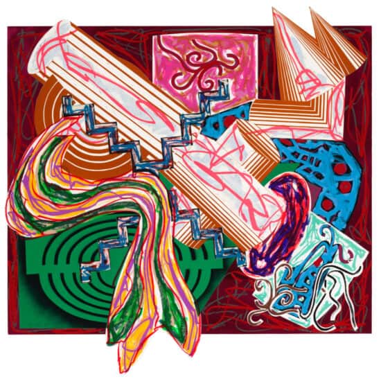 Frank Stella, Then Came a Stick and Beat the Dog, 1984, from Illustrations After El Lissitzky's Had Gadya