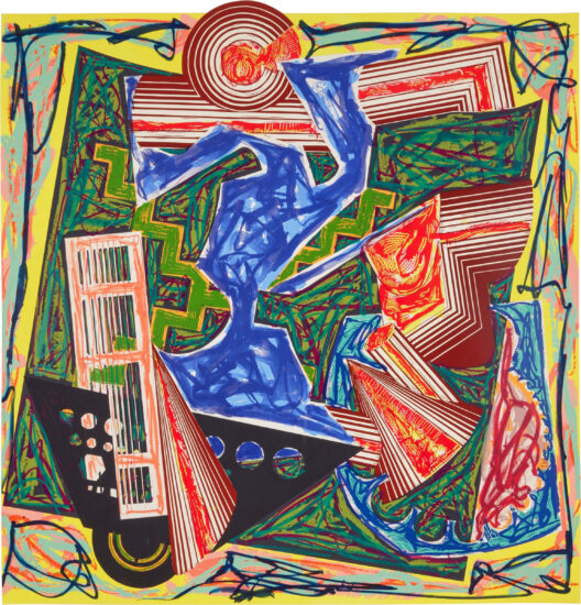 Frank Stella alt-placeholder, Then water came and quenched the fire, 1984 from Illustrations After El Lissitzky's Had Gadya