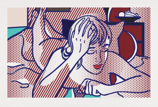 Roy Lichtenstein Relief, Thinking Nude, State I, 1994