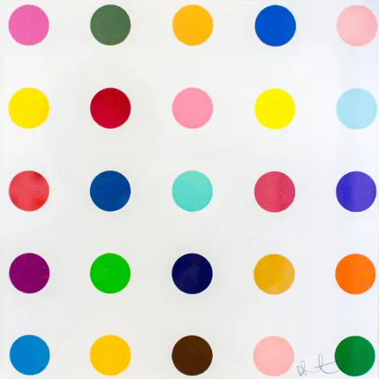 Damien Hirst Woodcut, Thr-Ser, 2011