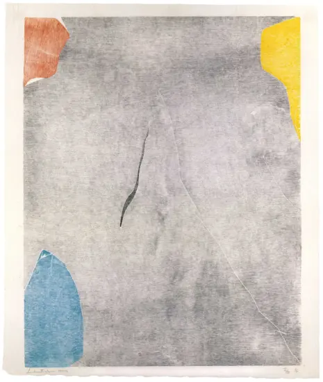 Helen Frankenthaler Woodcut, Trial Premonition II/III, 1974-76