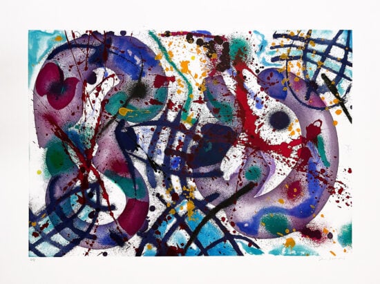 Sam Francis Aquatint, Trietto 3, 1991