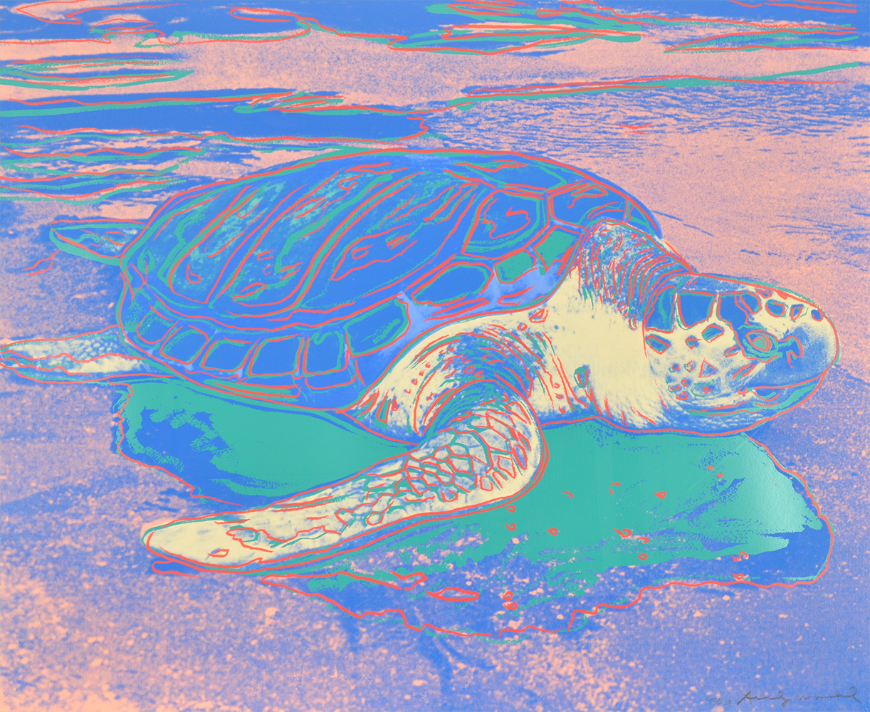 Andy Warhol Turtle 1985 Screen Print S