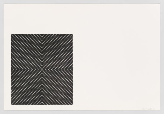 Frank Stella Lithograph, Zambesi, from Black Series II, 1967
