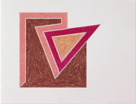 Frank Stella Lithograph, Tuftonboro, from Eccentric Polygons, 1974