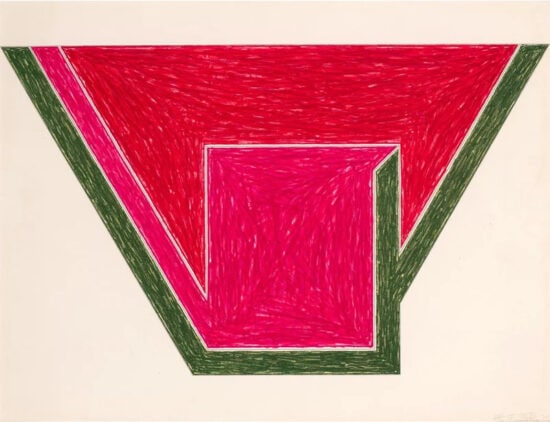 Frank Stella Lithograph, Union, from Eccentric Polygons, 1974